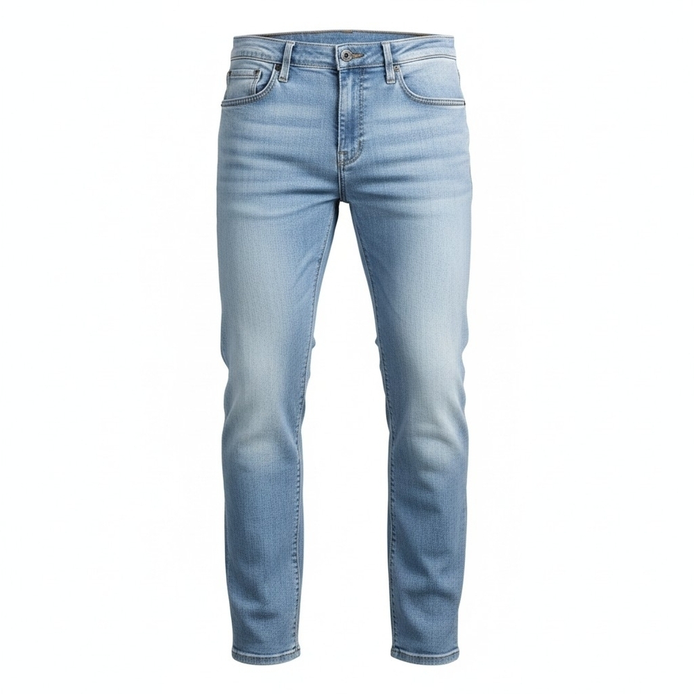 Cody James Western Light Wash Straight Leg Jeans 99% Cotton Size 34x32 - Picture 2 of 6